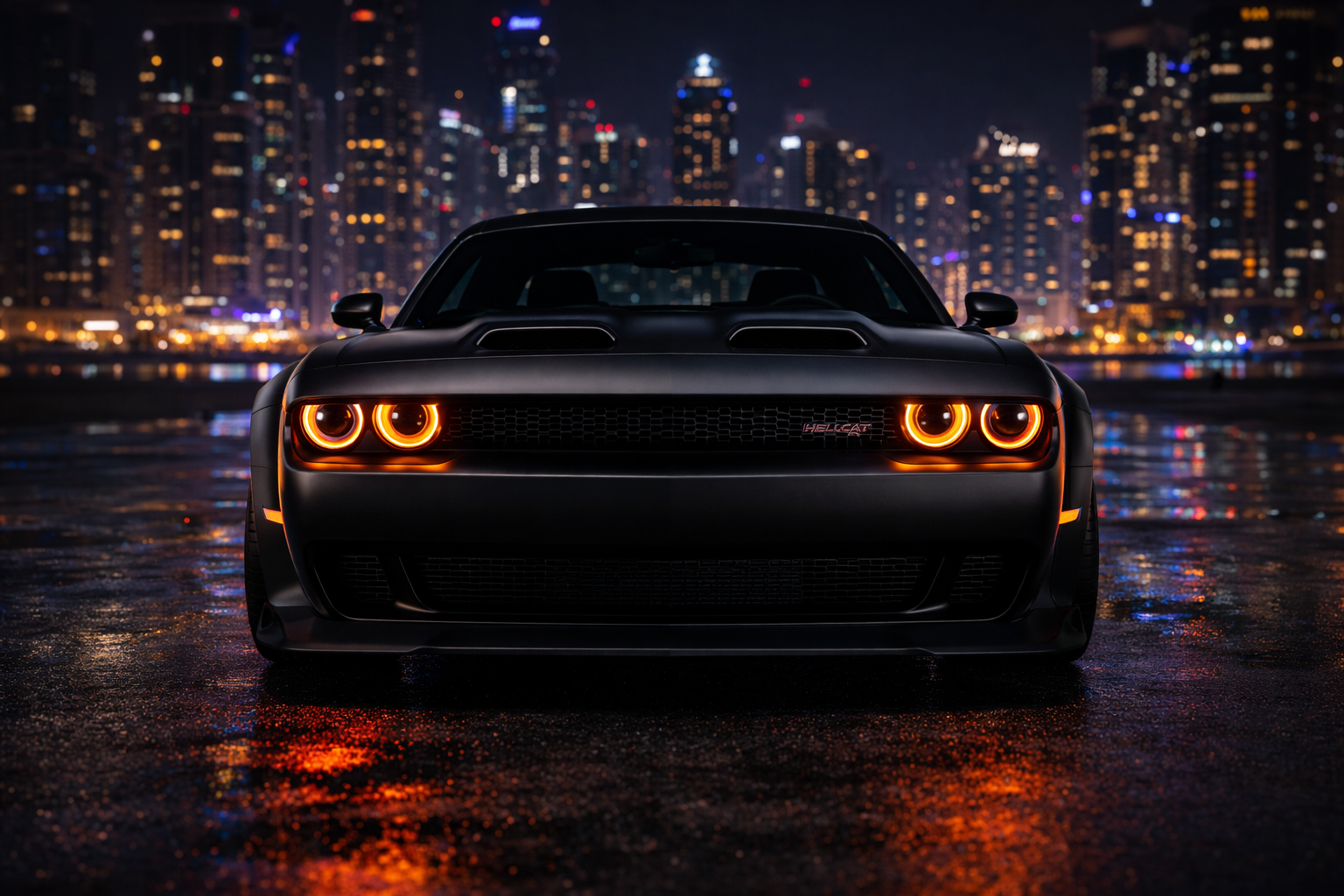 Dodge Challenger Hellcat frontal