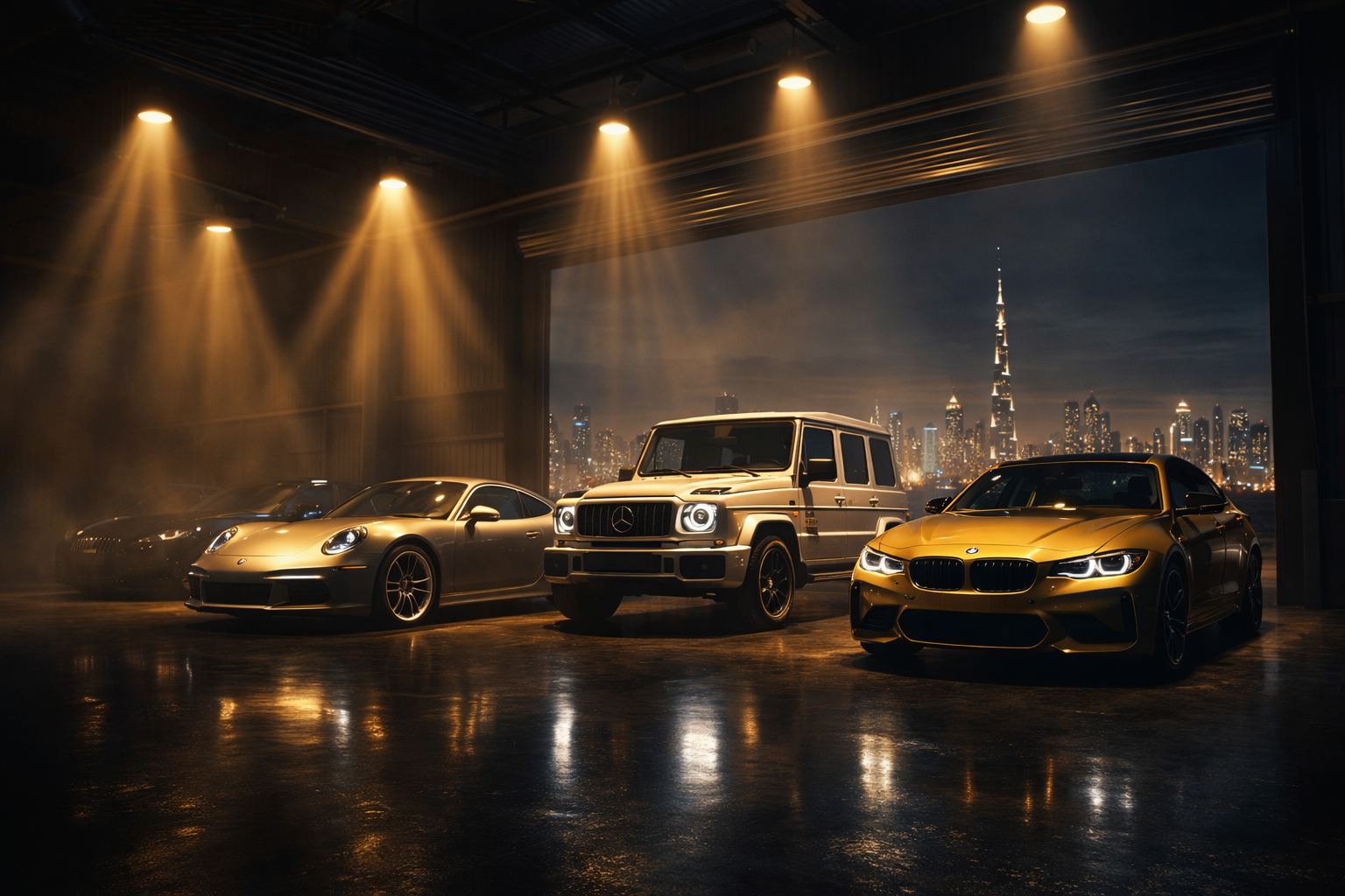 Todo incluido — showroom premium Dubai